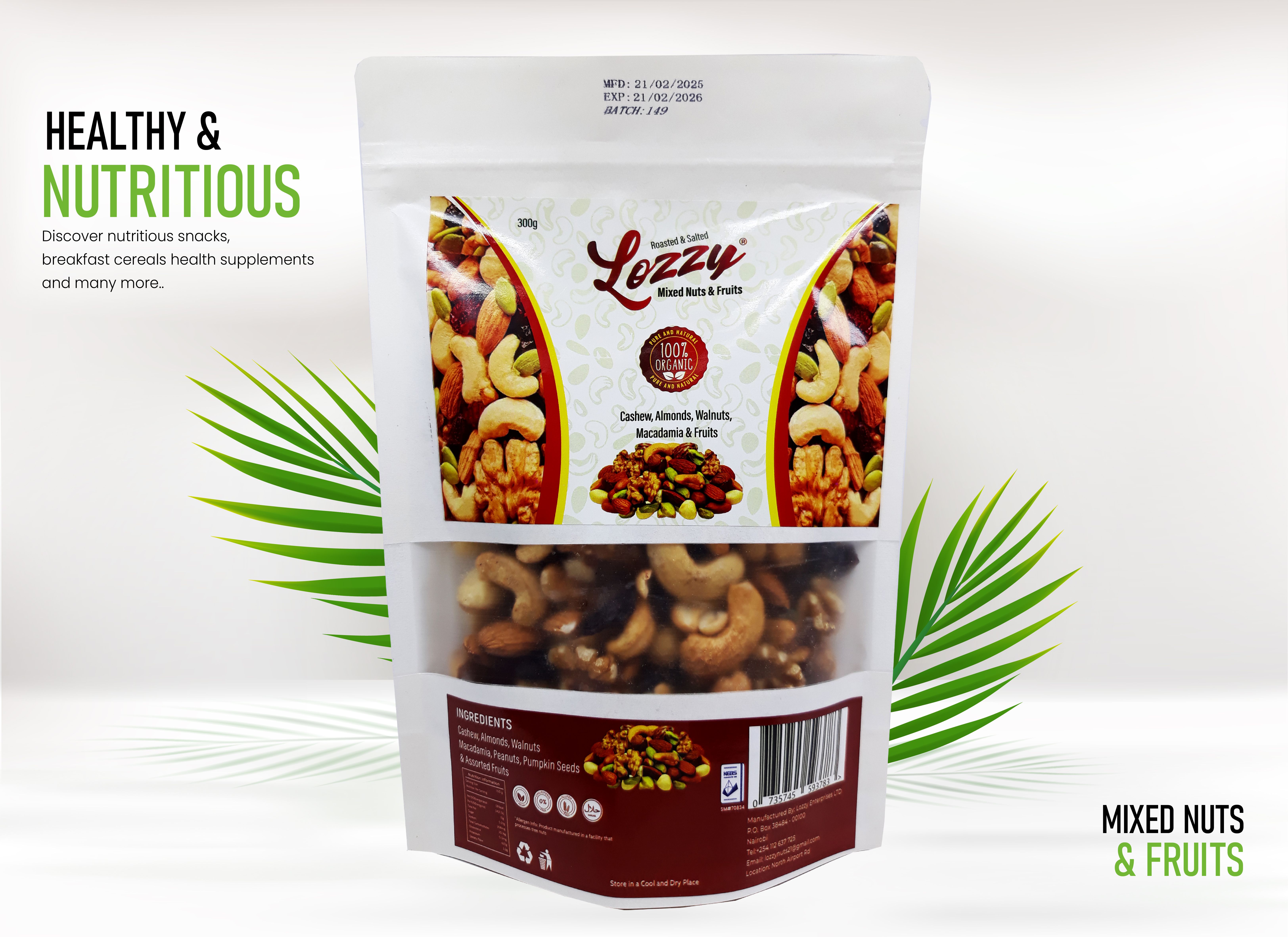 Honey Coated Mixed Nuts