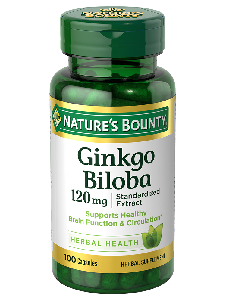 Nature's Bounty Ginkgo Biloba 120mg 100s