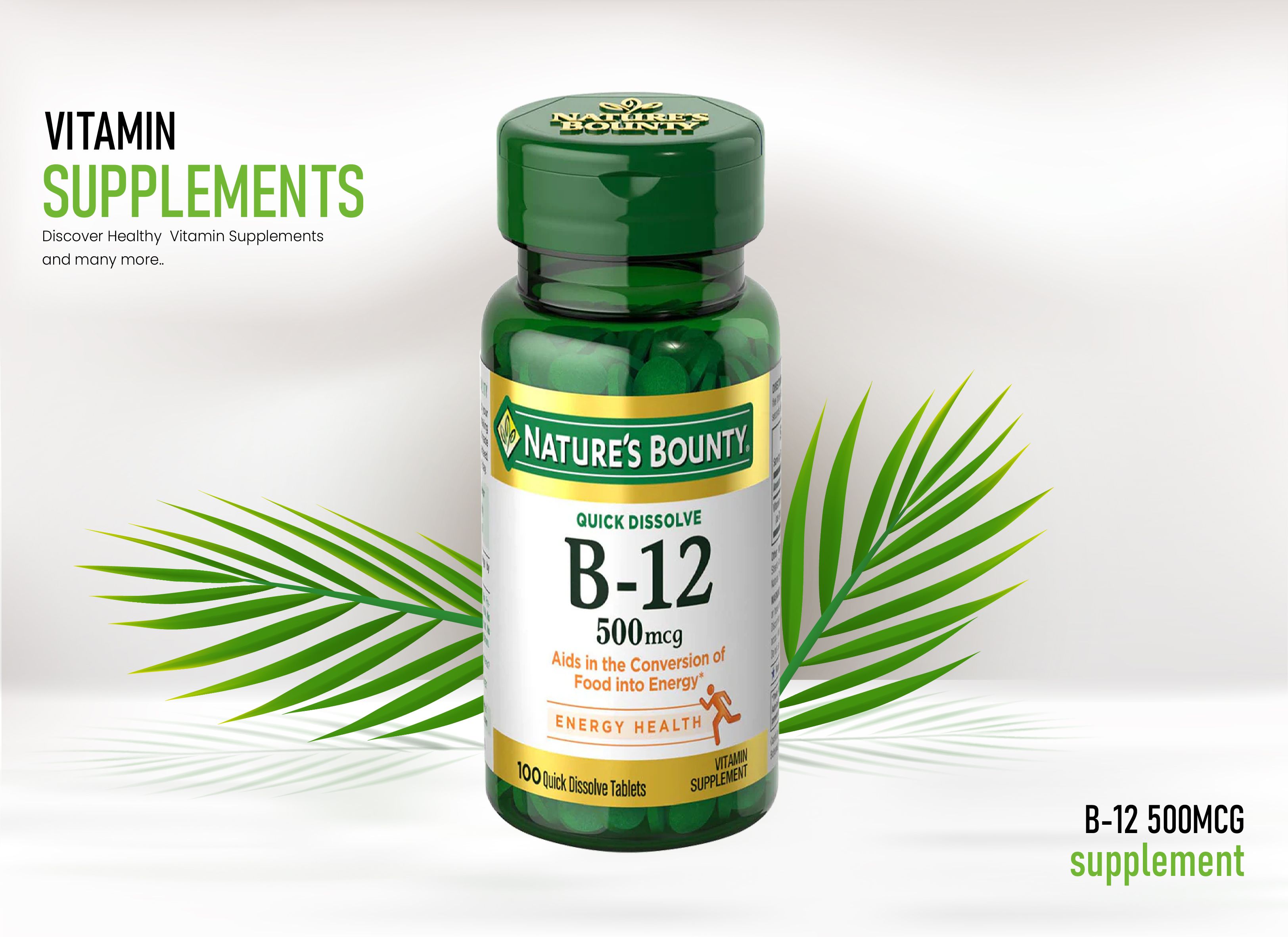 Vitamin B-12 500mcg