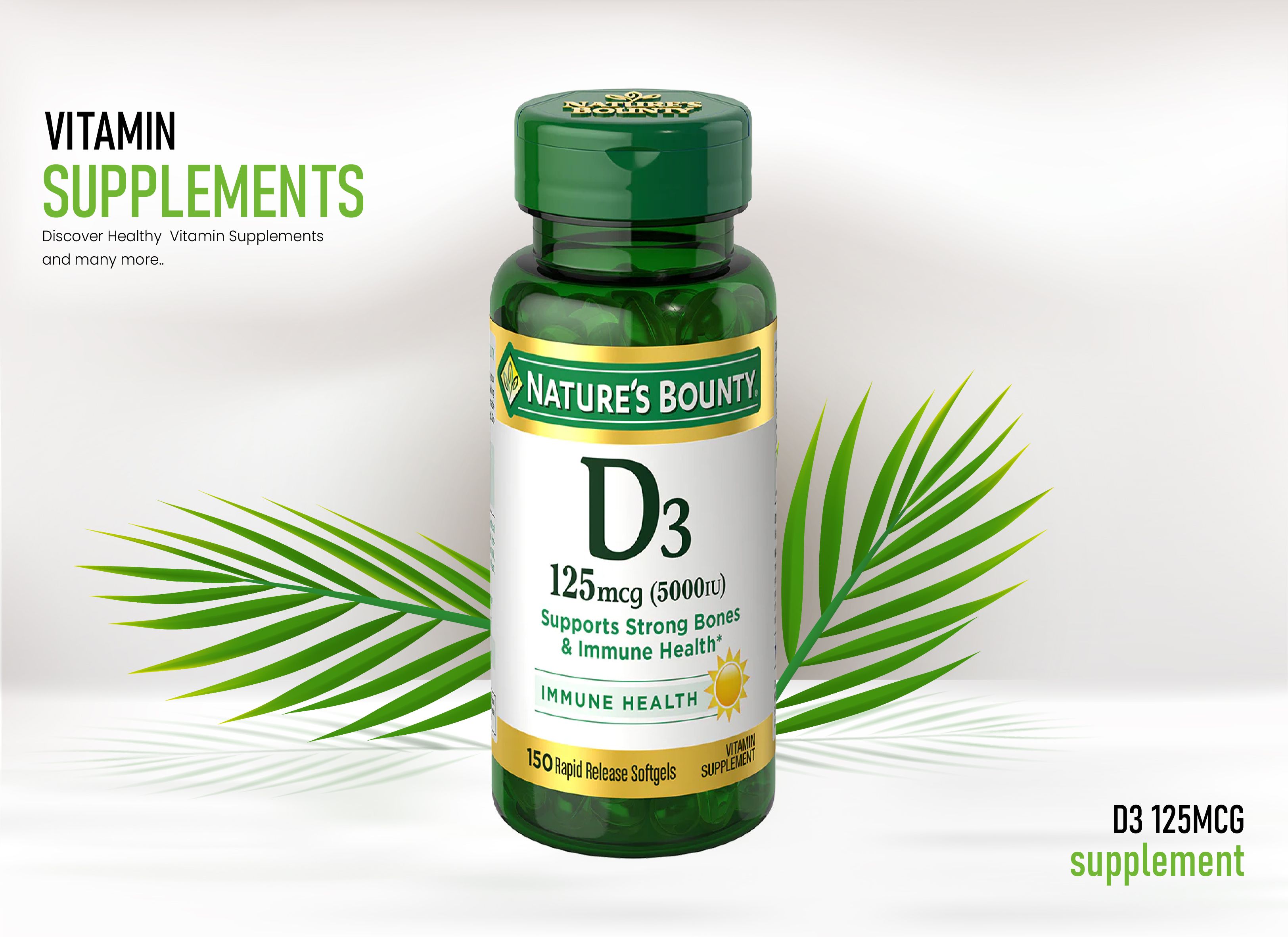 Vitamin D3 125mcg